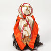 Satin-Feel Square Scarf 90 x 90 cm (35.4 x 35.4 in) – Satin-Look Polyester Hijab, Neckerchief, Shawl & Headscarf for Women