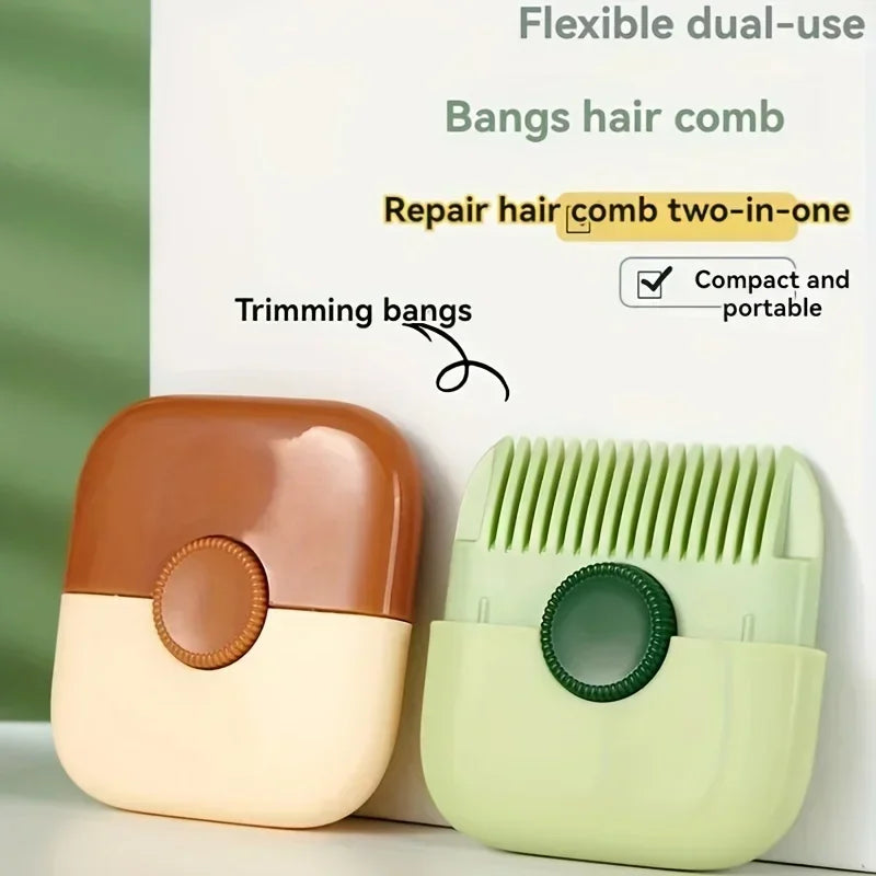 2-in-1 Hair Clipper Comb - Dual-Sided Trimming & Thinning Tool for All Hair Types