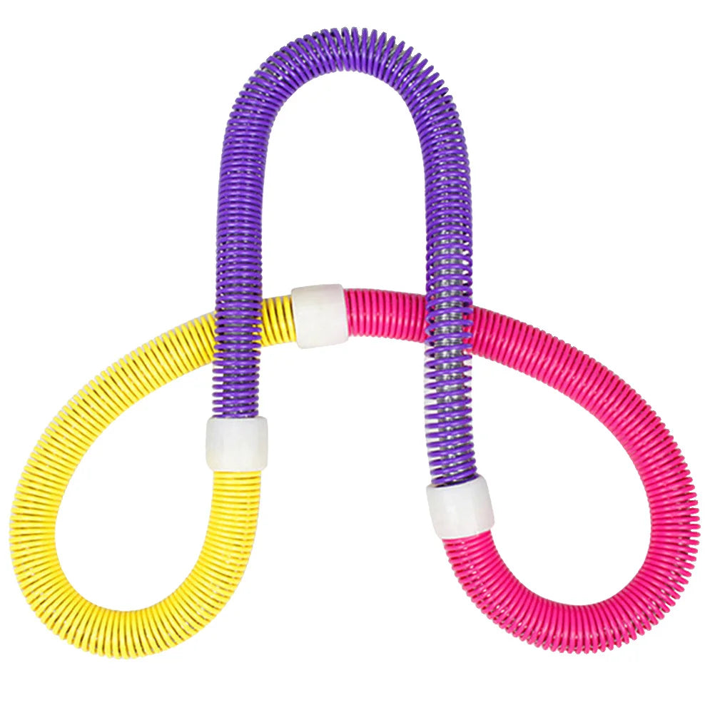 Weighted Fitness Hula Hoop for Women - Waist Slimming Hoop for Abs & Fat-Burning Home Workouts