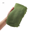 Women's Large Solid Polyester Hijab Scarf 80 x 190 cm (31.5 x 74.8 in) Long Muslim Headscarf Wrap Shawl Turban