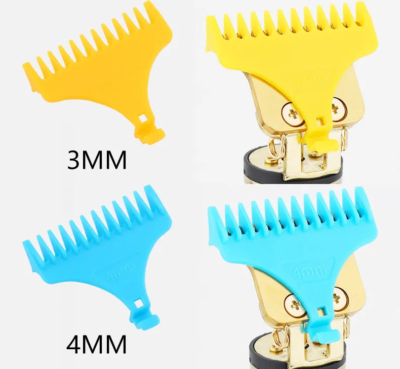 6-Pack Hair Clipper Guard Set – 1mm (0.04") 2mm (0.08") 3mm (0.12") 4mm (0.16") 6mm (0.24") 9mm (0.35") – Universal Trimmer Guide Combs for Hair Cutting & Styling