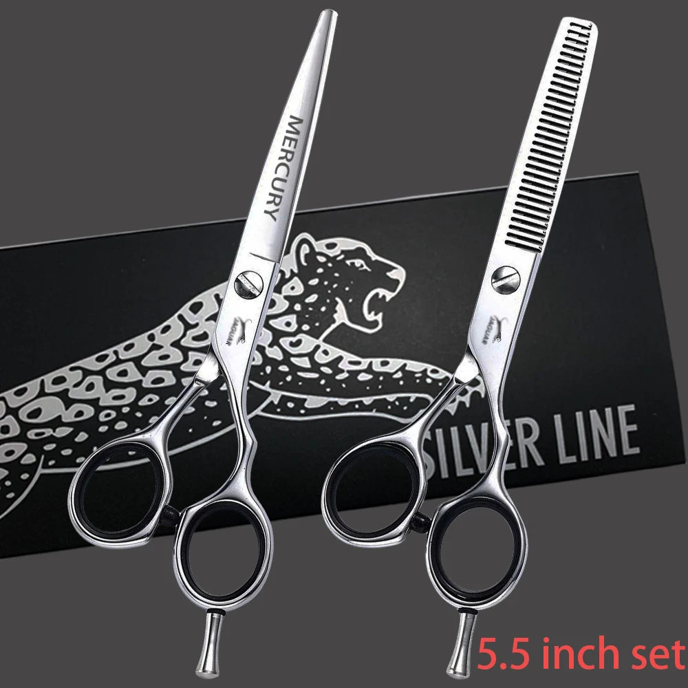 CIBO Professional Hair Scissors Set — 5.5, 6.0, 6.5, 7.0 in Cutting & Thinning Salon Shears