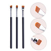 Ultrathin Eyebrow Makeup Brush - Precision Synthetic Hair Brow Brush with Wood Handle