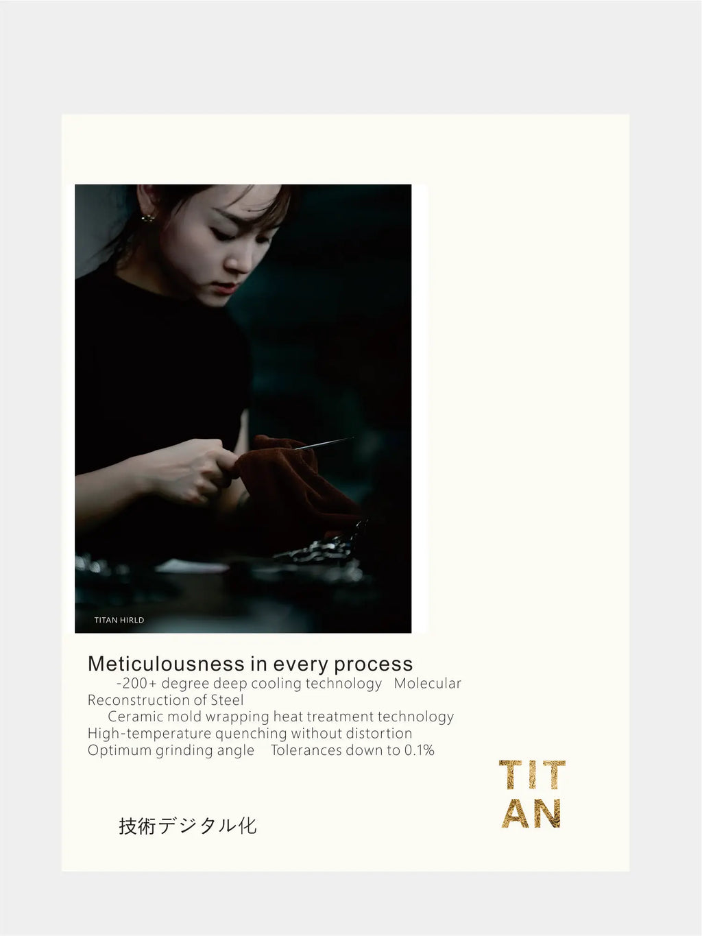 Titan 6-Inch (15.2 cm) Professional Barber Hair Cutting Scissors – Japan 440C Stainless Steel