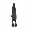 30-Inch (76 cm) Synthetic Long Braided Ponytail Hair Extension Heat-Resistant Box Braid for Women