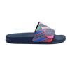 Women's Letter Print Beach Slippers, Flat PVC Casual Slides