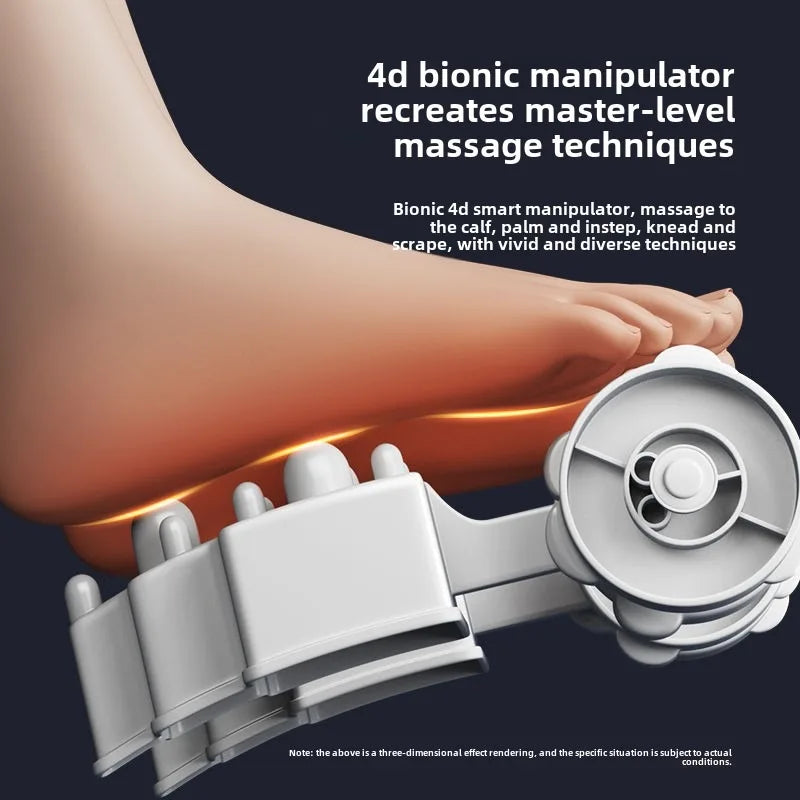 Foot & Calf Massager with Heat — Shiatsu Deep Kneading & Compression Therapy, Adjustable for Women & Men