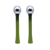 Gold Alloy Eye Massage Roller & Eye Cream Applicator Spatula - Facial Spoon for Dark Circles & Anti-Wrinkle Care