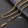 Stainless Steel Cuban Link Chain Necklace — Curb Choker in Gold, Silver & Black, Chunky Unisex