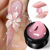 Clear Non-Sticky Hand Extension Gel 15ml (0.51 fl oz) 3D Sculpting & Carving Solid Hard Gel for Fake Nails