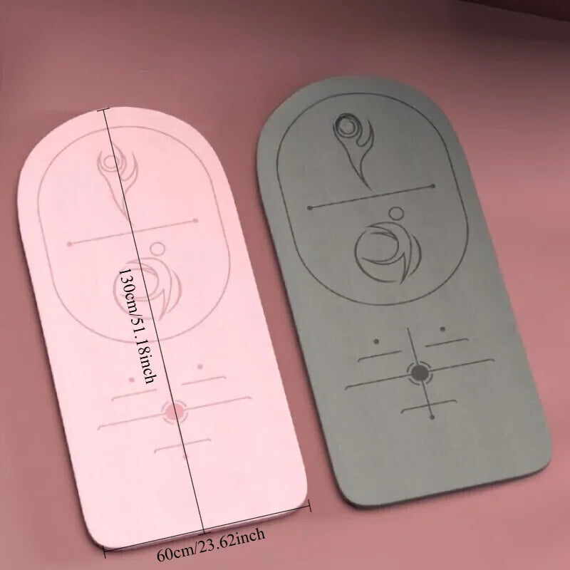 72 x 31 in (183 x 79 cm) Thickened Anti-Slip Shock-Absorbing Yoga Mat - Soundproof Fitness Mat for Indoor Exercise