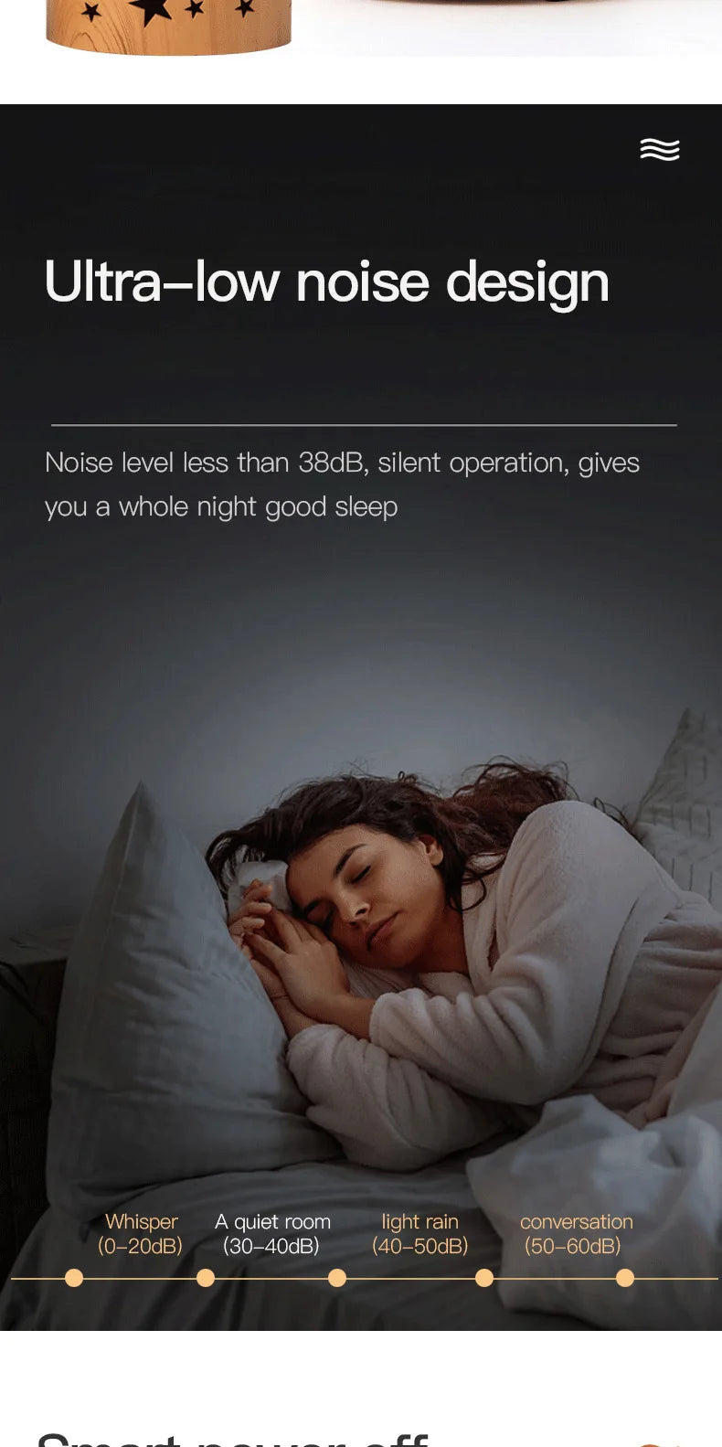 Ultrasonic Essential Oil Diffuser 100ml (3.4 fl oz) with LED Lights - Adjustable Cool Mist Modes for Aromatherapy & Humidifying