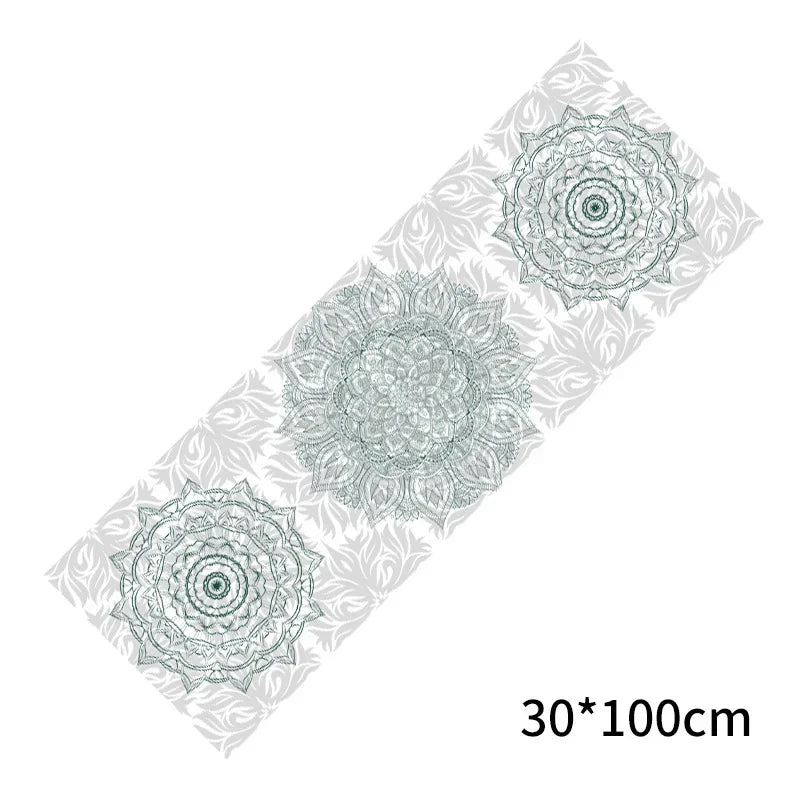 30 x 100 cm (11.8 x 39.3 in) Cooling Yoga Towel – Double-Layer Non-Slip Quick-Dry Pilates Mat Protector