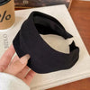 Women's Suede Wide Headband – Autumn Winter Pressed Hair Headband, Soft Wide Hairband in Black Brown Khaki Gray