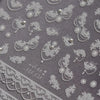 Gold Snowflake & Snowman 3D Self-Adhesive Christmas Nail Stickers with Rhinestones, 10.3 x 8 cm (4.06 x 3.15 in) Sheet