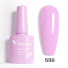 Hema-Free TPO-Free Gel Nail Polish 7.5ml, Glitter Jelly & Nude Shades, Soak-Off UV/LED Full Coverage French