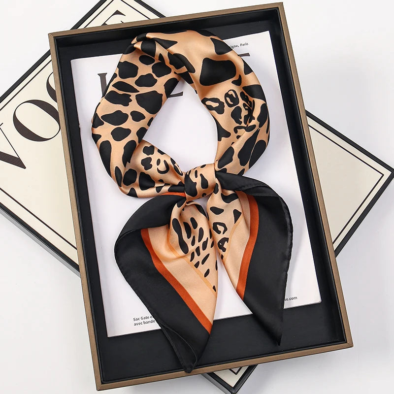 Luxury Satin-Look Square Scarf 70 x 70 cm (27.6 x 27.6 in) – Women's Hijab, Neck & Hair Wrap