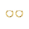 Minimalist Gold-Plated Circle Hoop Earrings for Women — Classic Geometric Fashion Jewelry