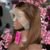 100% Human Hair Deep Wave Wig 26 in (66+ cm) Brazilian Remy Glueless HD Swiss Lace 13x6 & 13x4 Chocolate Brown