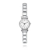 Women's Stainless Steel Watch-Style Bracelet Bangle Black & White Geometric Charm Bracelet Classic Party Gift for Wife & Friend
