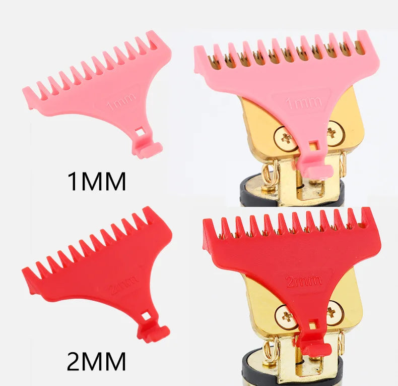 6-Pack Hair Clipper Guard Set – 1mm (0.04") 2mm (0.08") 3mm (0.12") 4mm (0.16") 6mm (0.24") 9mm (0.35") – Universal Trimmer Guide Combs for Hair Cutting & Styling