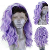 Short Wavy Lace Front Synthetic Wig for Women — 12–18 in (30–46 cm) Cosplay Bob in Silver, Brown, Pink, Blue