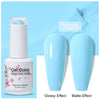 15ml (0.5 fl oz) Gel Nail Polish – HEMA/TPO-Free Semi-Permanent UV/LED No-Wipe Top Coat Nail Art