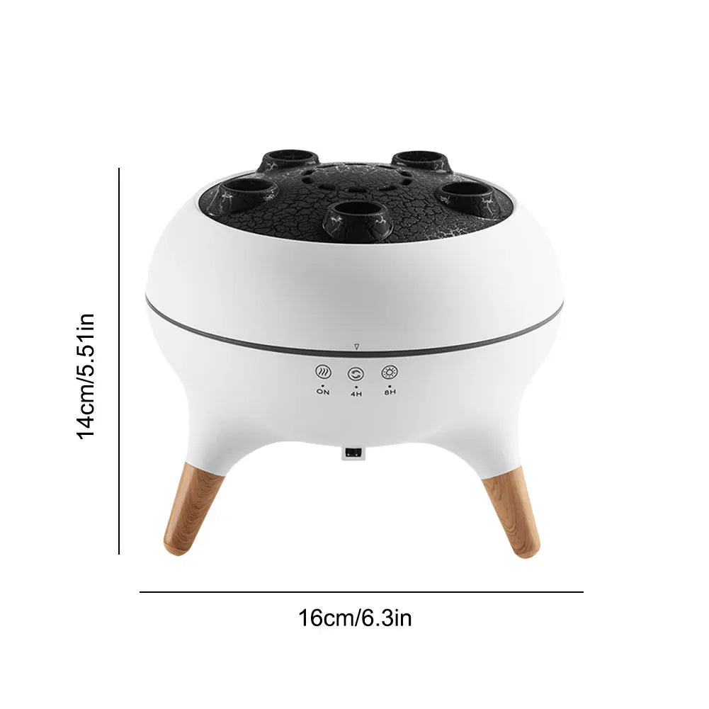 Jellyfish 250ml Aromatherapy Diffuser Remote Control Cool Mist Humidifier with Colorful Night Lights