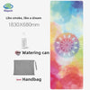 Suede Chamois Yoga Mat 183 x 68 cm (72 x 26.8 in) - Portable Foldable Non‑Slip Exercise Mat for Yoga, Dance & Jump Rope