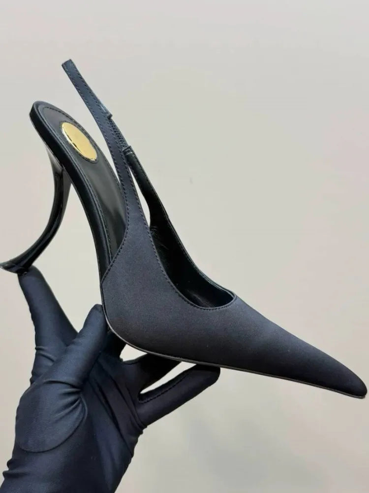Women's Slim-Fit Pointed High Heel Sandals – 10 cm (4 in) Stiletto Party & Wedding Heels