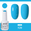 Glitter Gel Nail Polish 15ml Soak-Off UV/LED Base & Top Coat, 321 Colors