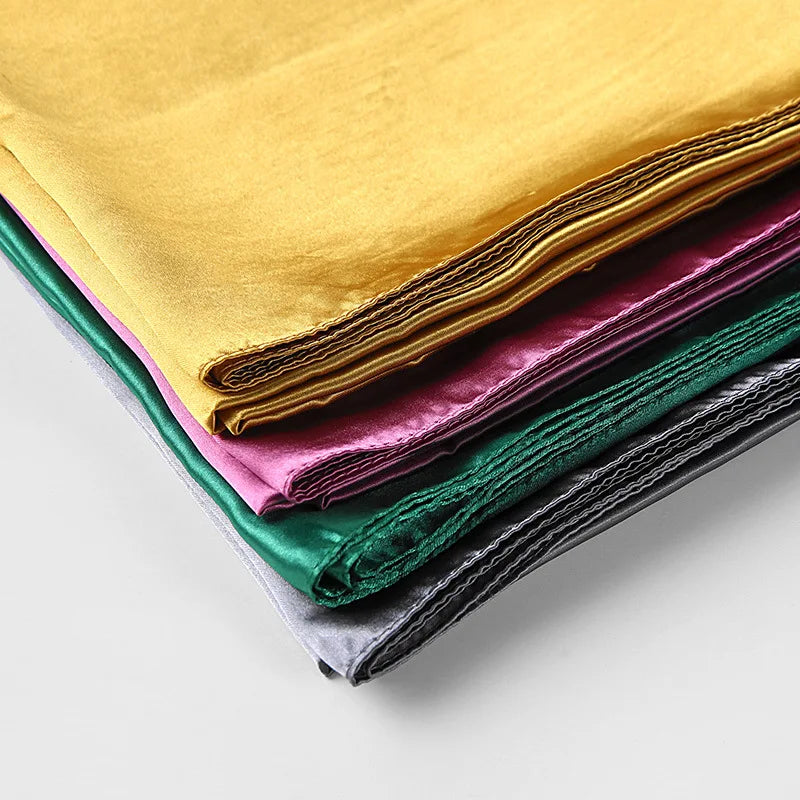 35.4 x 35.4 in (90 x 90 cm) Satin Square Scarf – Women's Polyester Hijab, Headscarf, Shawl & Bandanna