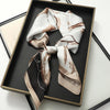 Satin Square Scarf 70cm (27.6 in) Silk-Look Polyester Neck & Hair Tie Bandana for Women Floral Headscarf Hijab