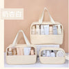 Waterproof Transparent PVC Makeup Bag - Large Travel Cosmetic Organizer with Zipper, 11.8in (30cm)