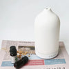 Ceramic Ultrasonic Aromatherapy Diffuser - Cool Mist Humidifier with Timer, Night Light & Auto-Off