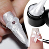 Clear Non-Sticky Hand Extension Gel 15ml (0.51 fl oz) 3D Sculpting & Carving Solid Hard Gel for Fake Nails