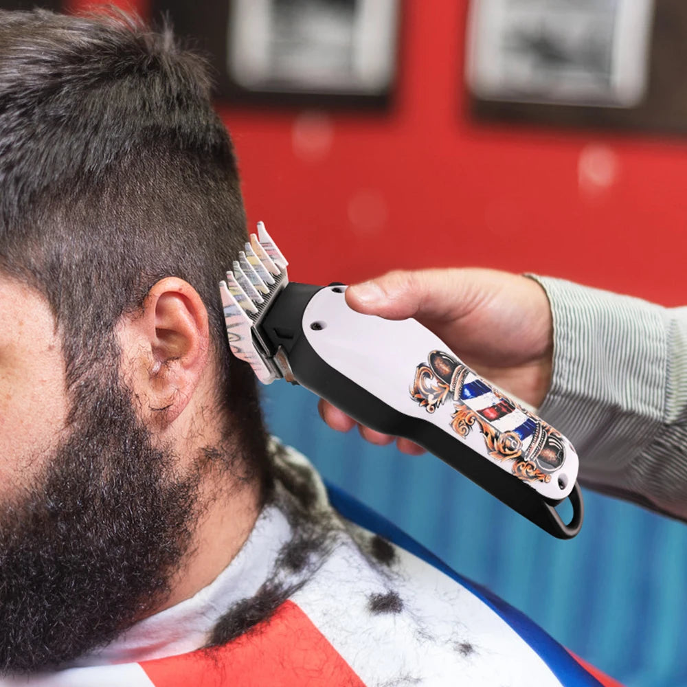 Barber Grade Stainless Steel Clipper Guide Comb Set 2/3/4-Pack Universal Fit Professional Trimmer Accessories