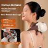 Electric Neck & Shoulder Massager with Hot Compress – Cervical Trapezius Kneading Therapy, 4-Finger Massage Head, USB Rechargeable