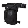 Men's Canvas Drop Leg Bag Military Motorcycle Messenger Crossbody Waist Fanny Pack