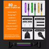 10-14 Piece Adjustable Resistance Bands Set – Portable Pull Rope Muscle Training Fitness Kit