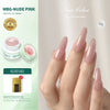 Milky Smooth Builder Hard Gel 100g (3.53 oz) UV/LED Soak-Off Nail Extension Gel — Long-Lasting, Self-Leveling Nail Builder for Manicure & Nail Art
