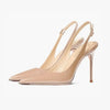 Pointed Toe Patent PU Strappy Stiletto Heels — Platform Party Sandals for Women