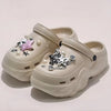 Women's Butterfly Bow Clog Sandals - EVA Wedge Slip-On Beach & Garden Shoes