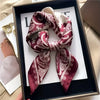 Nordic All-Season Faux Silk Square Scarf 70 x 70 cm (27.6 x 27.6 in) – Lightweight Chic Shawl for Women & Teens