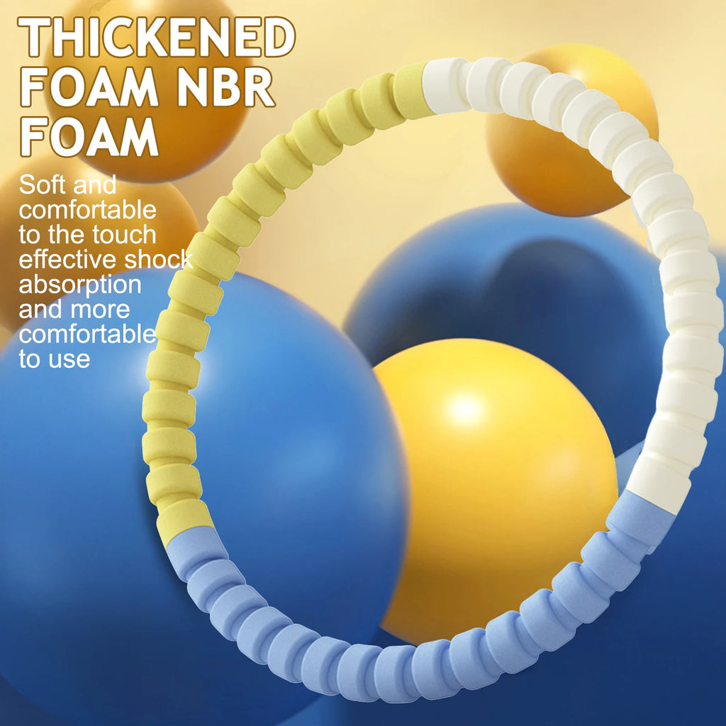 Adjustable Detachable Hula Hoop – 3/4/5/6 Tubes Portable Fitness Hoop for Adults & Kids, Waist Shaping PVC (48/60/76/92 cm | 19"/24"/30"/36")