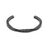 316L Stainless Steel Mobius Cuff Bracelet - Viking Runes Nordic Pagan Talisman, Unisex