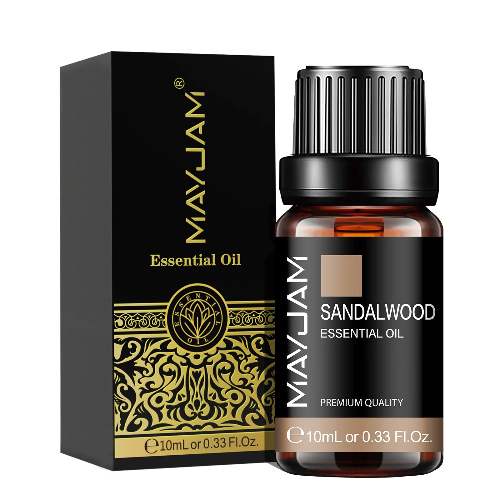 MAYJAM 10ml (0.34 fl oz) Pure Aromatherapy Essential Oil - Lavender, Jasmine, Eucalyptus, Vanilla, Sandalwood, Bergamot, Rosemary, Citronella, Cinnamon
