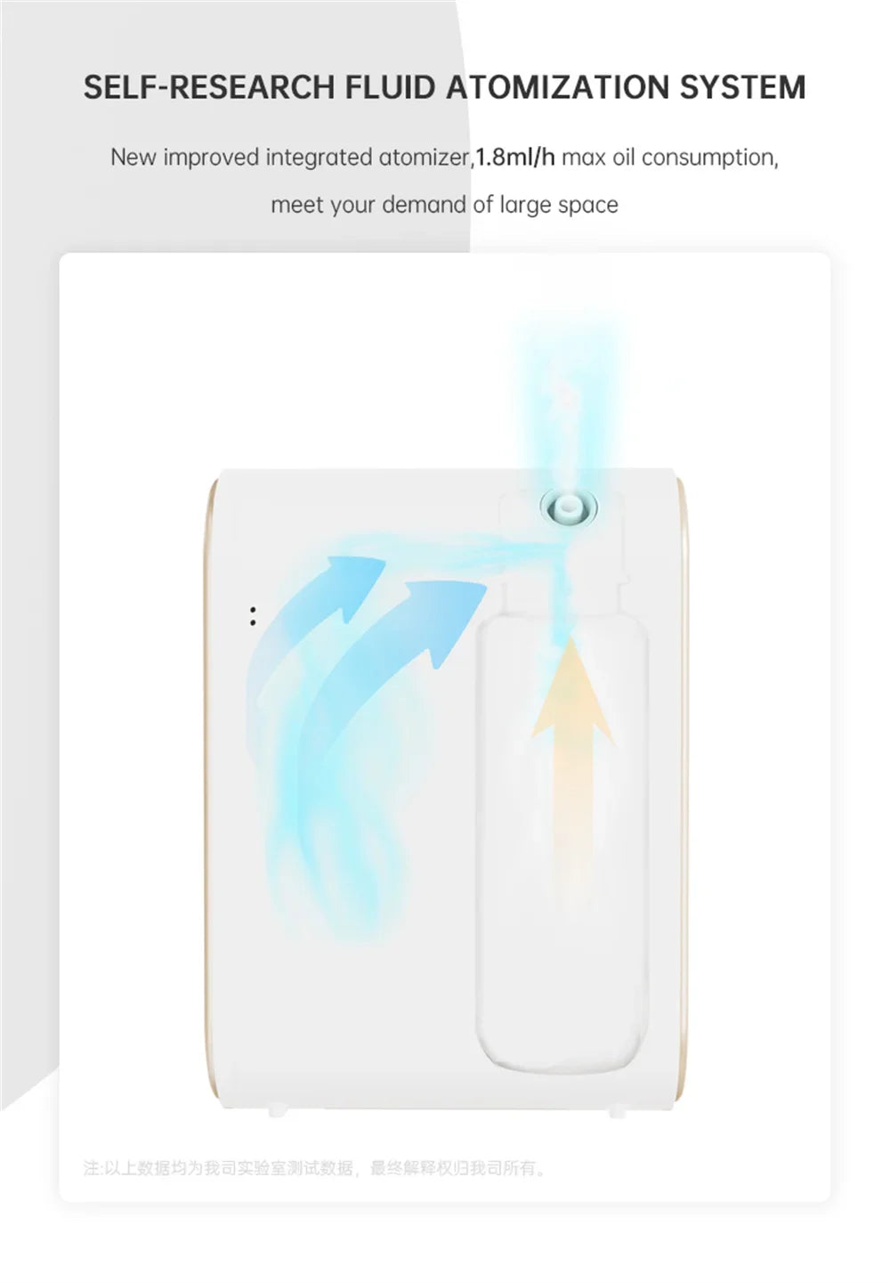 Smart Wall-Mounted Aroma Diffuser 350ml (11.8 fl oz) — WiFi & Bluetooth App Control, Low-Noise Scent Machine for Home & Hotel