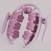 360° Dual-Row Massage Roller Clamp — Handheld Slimming Massager for Legs, Waist, Arms & Buttocks
