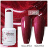 Top & Base 15ml (0.5 fl oz) Gel Nail Polish – Semi-Permanent UV/LED Soak-Off Base Coat and Top Coat, Long-Lasting Manicure